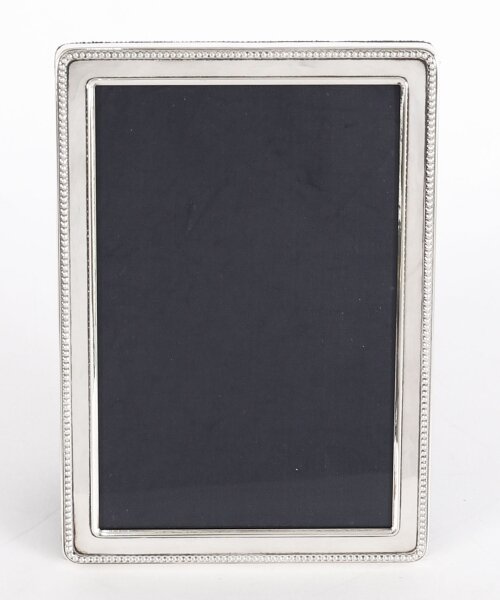 Vintage Sterling Silver Rectangular Portrait Photo Frame  by Carrs 20thC 17x12cm | Ref. no. A5320b | Regent Antiques