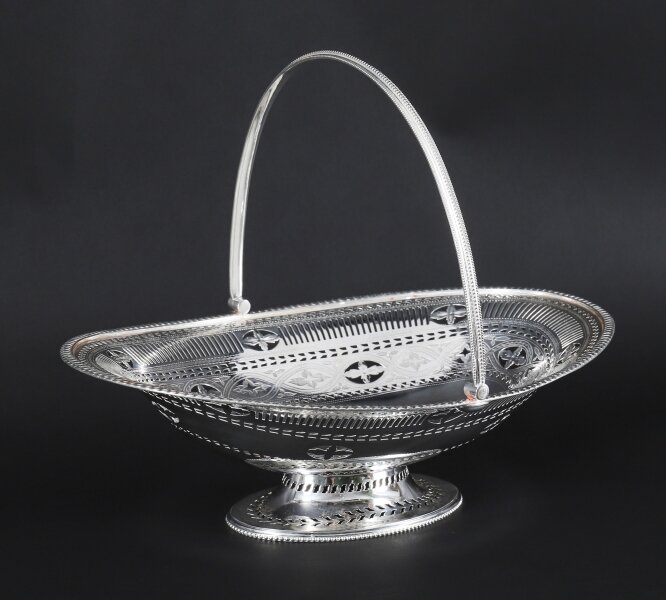 Antique Victorian Silver Plated Neo Classical Fruit Basket  c.1860 | Ref. no. A5330 | Regent Antiques