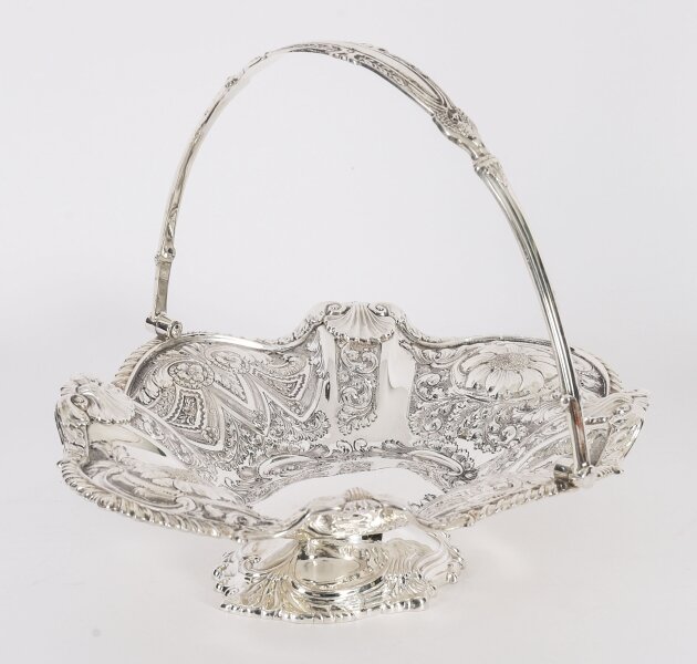 Antique Victorian Silver Plated Fruit Basket George W. Scott & Sons Ltd 19th C | Ref. no. A5332 | Regent Antiques