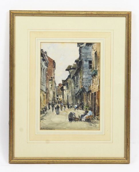 Antique Watercolour by Jules Lessore Circa 1880 19th Century | Ref. no. R0010 | Regent Antiques