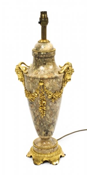 Antique French Ormolu Mounted Marble Urn  table lamp C1920 | Ref. no. R0035 | Regent Antiques