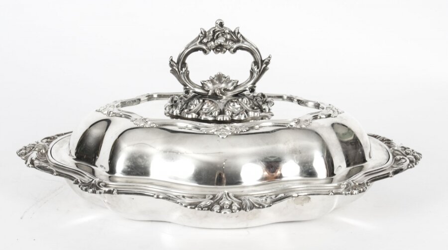 Antique Old Sheffield Silver Plate Entree Dish 19th Century | Ref. no. X0026a | Regent Antiques