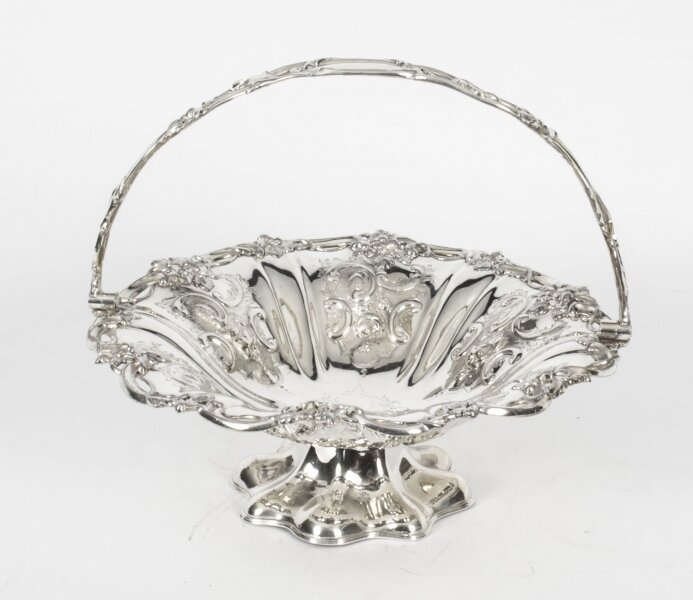 Antique Silver Plated Fruit Basket Robert & Hall C1880 19th Century | Ref. no. X0029 | Regent Antiques
