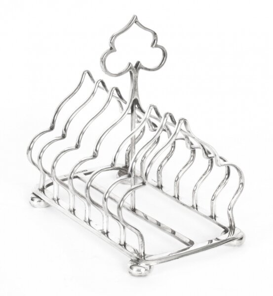 Antique Victorian Ace Spades Toast Rack by Elkington  C1880 | Ref. no. X0053 | Regent Antiques