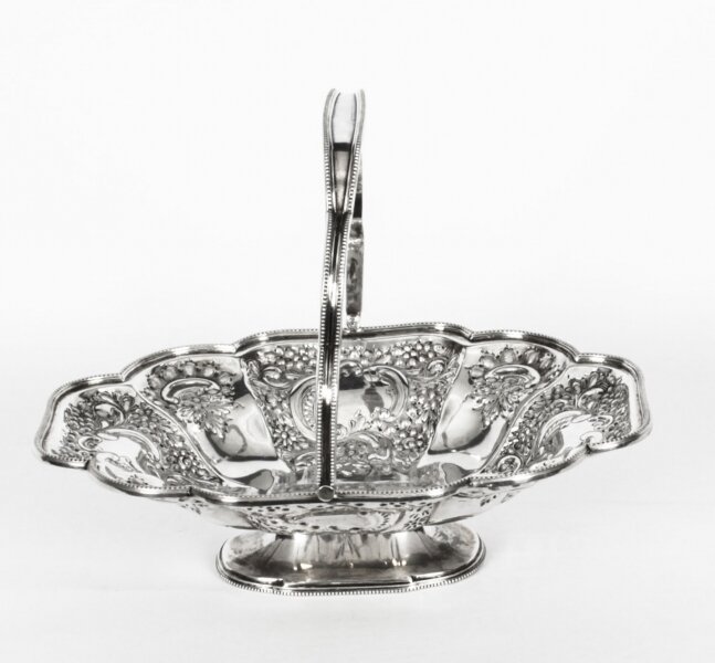 Antique Silver Plated Fruit Basket By William Hutton & Son  C1910 | Ref. no. X0054 | Regent Antiques