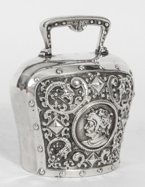 Antique Silver Plated Hand  Bell Renaissance Revival 19th Century | Ref. no. X0098 | Regent Antiques