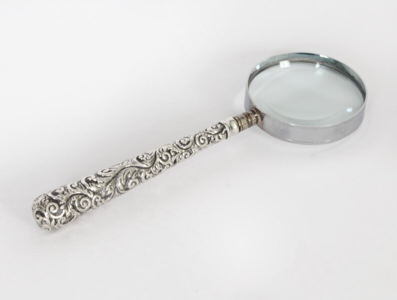 Antique Edwardian Sterling Silver Magnifying Glass Adie & Lovekin Ltd 1907 | Ref. no. a3924 | Regent Antiques