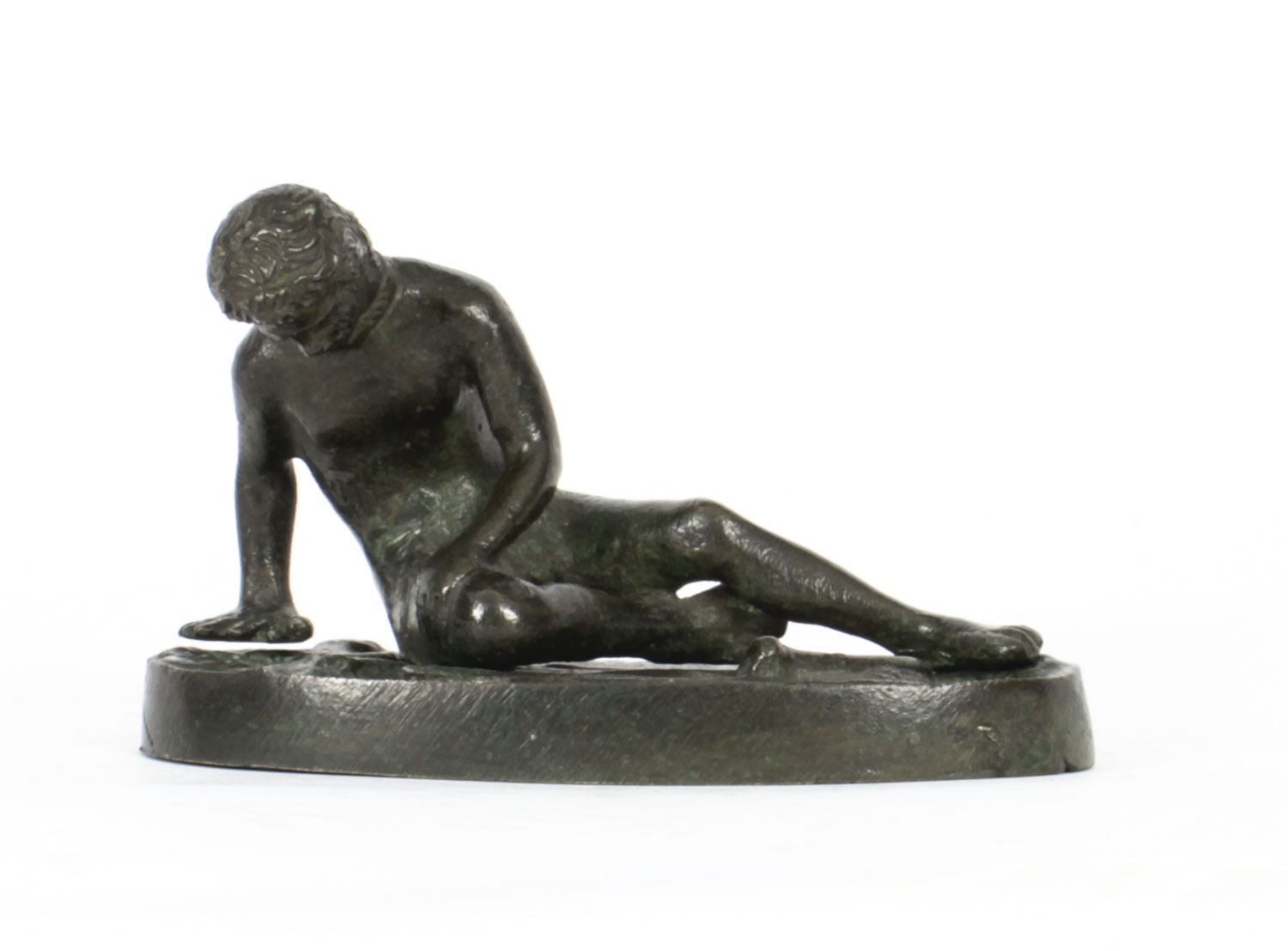 19th Century French Marble Statue of Dying Gaul 19th Century French Marble Statue of Dying Gaul