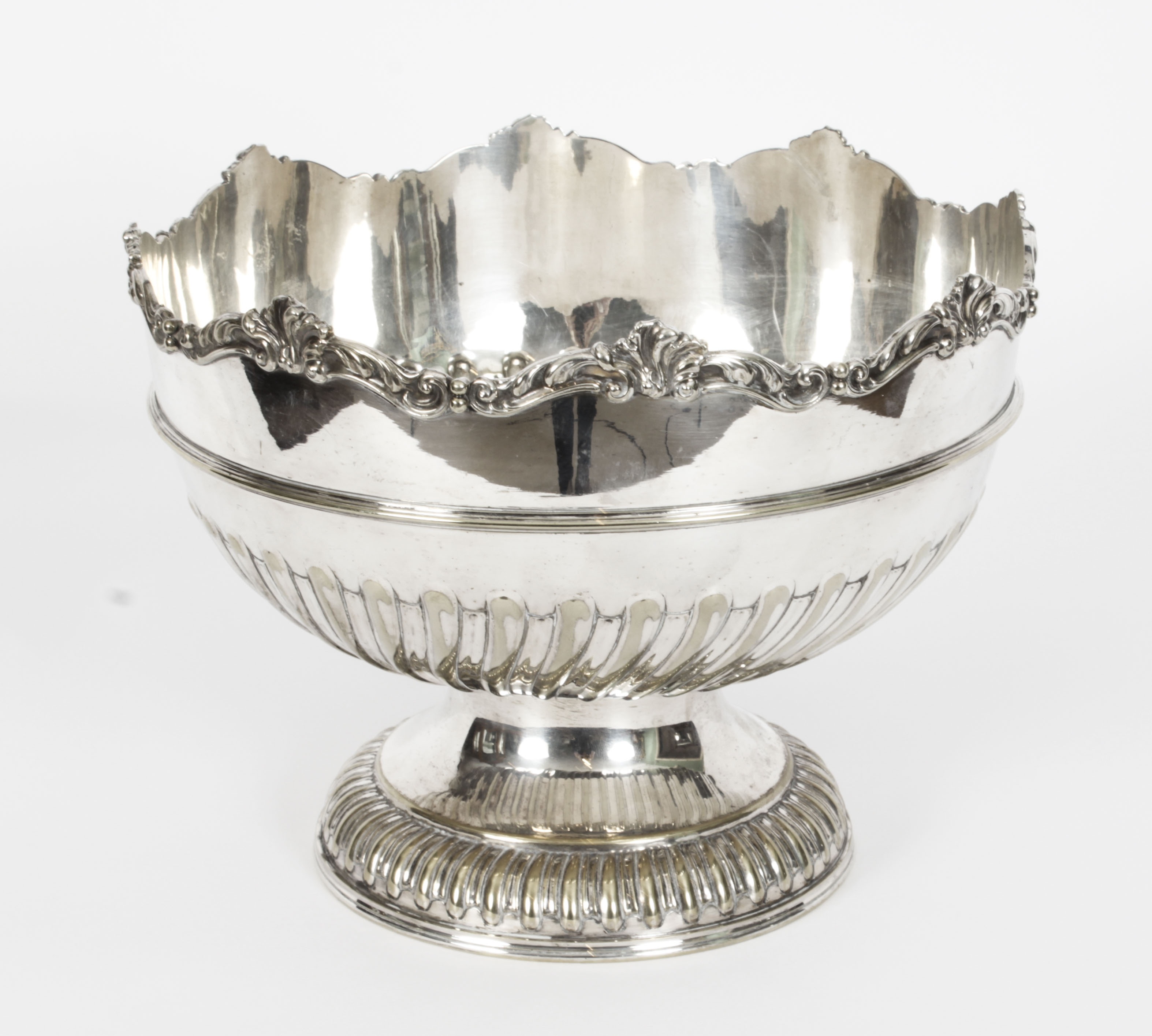 Silver plate cheap punch bowl