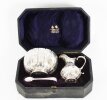 Antique Victorian Silver Cream Jug & Sugar Bowl Thomas & Company 1879 19th C