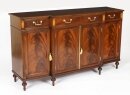 Vintage Flame Mahogany Sideboard by William Tillman Late 20th C