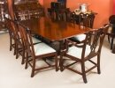 Vintage Regency Revival Dining Table William Tillman 20th C and 8 Antique chairs Vintage Regency Revival Dining Table William Tillman 20th C and 8 Antique chairs