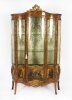 Antique Large French Vernis Martin Display Cabinet C1880 19th C