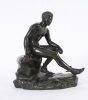 Antique Italian Bronze Sculpture Herme Naples Italy 19thC