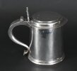 Antique Charles II English Sterling Silver Tankard 1680 17th Century