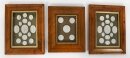 Antique Set of Three Box Framed Grand Tour Intaglios 19th C